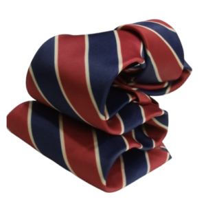RED BLUE SILK TIE