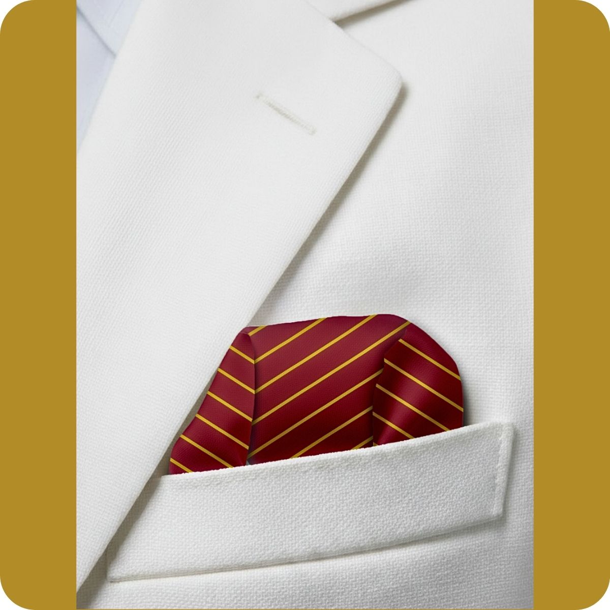 BURGUNDY & YELLOW STRIP POCKET SQUARE (1200 x 1200 px) (1)