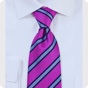 PARPAL STRIP JACQUARD WOVEN TIE